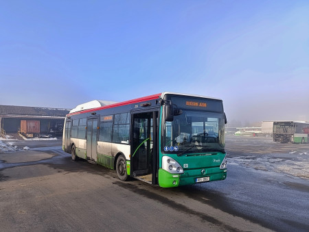 Sviadnov, areál Transdev Slezsko a.s., provozovna Frýdek-Místek, leden 2026, foto Otto Křivoň